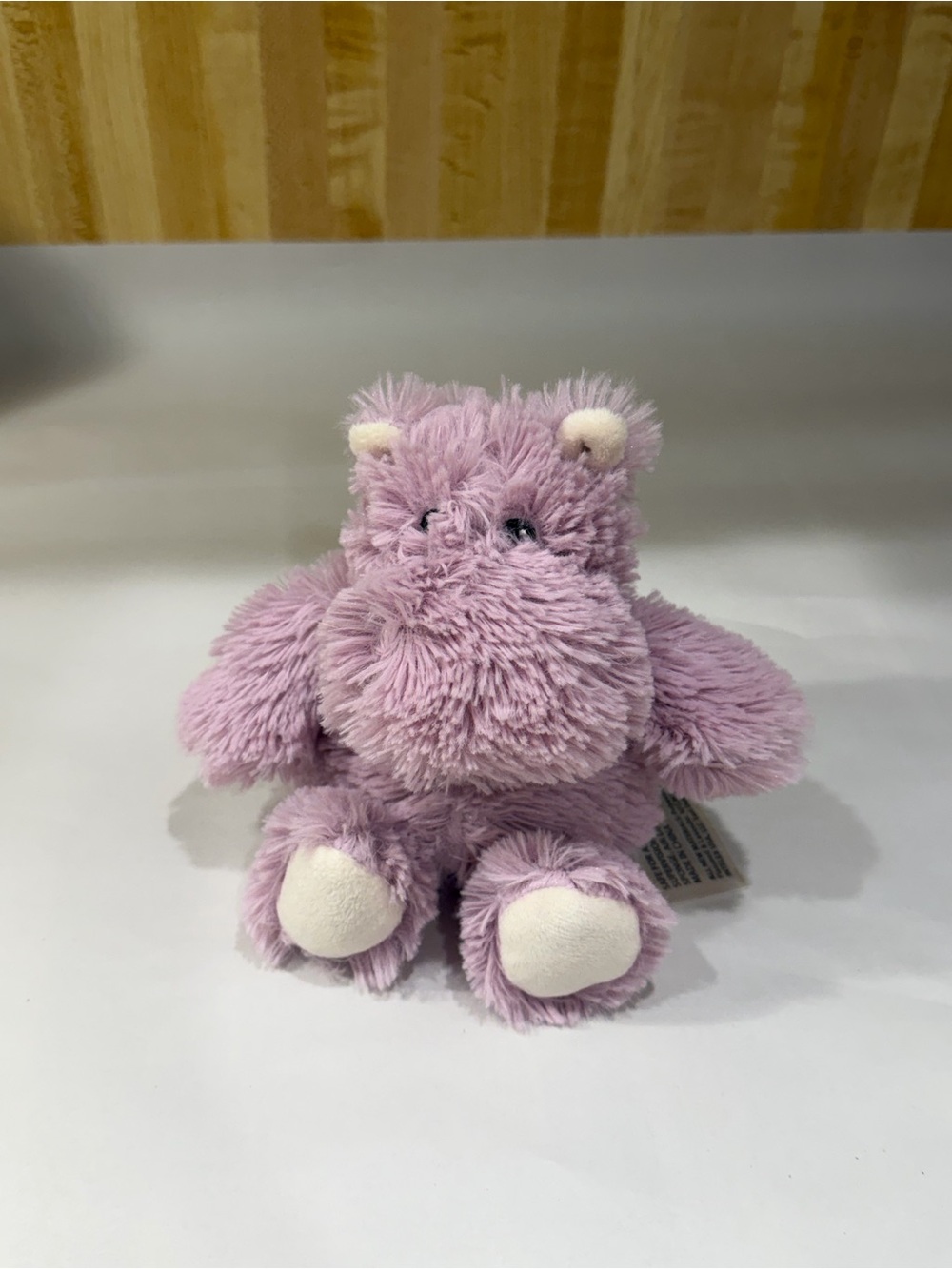 warmies Intelex Hippo Cozy Plush Heatable Lavender Scented Stuffed Animal